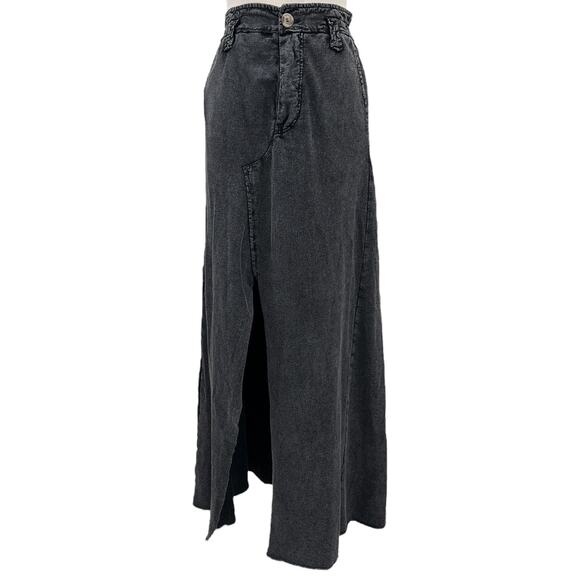 Free People One Kona Mid Rise High Slit Maxi Skirt - Picture 5 of 9